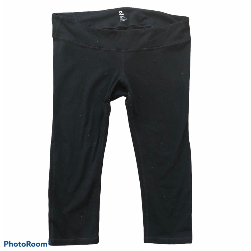 Gap Maternity Black Crop Leggings